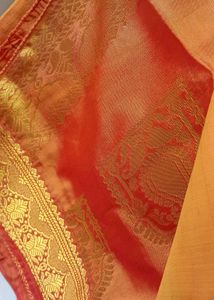 28 years not used mustard silk saree