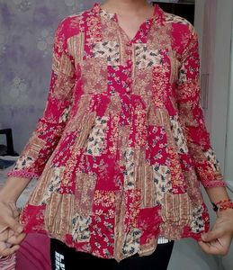 colour full Bohemian Patchwork Kurta Top