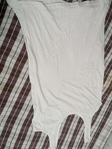 White Camisole Long Length Full Size