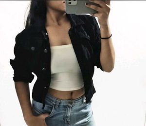 Classic Black Denim Jacket