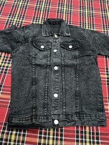 Stylish Black Denim Jacket