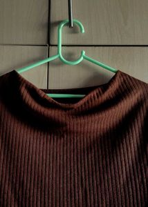 Ribbed Long Sleeve Asymmetrical Top✨