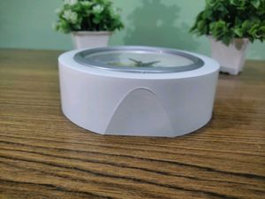 Handmade Aesthetic White Floral Clock