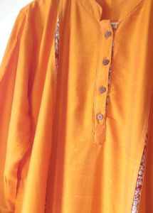 Pure Khadi Silk Handloom fabric Kurti
