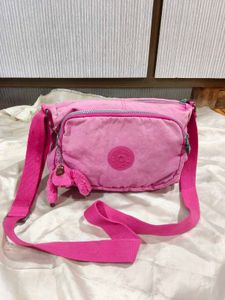 Pink Kipling Crossbody Bag