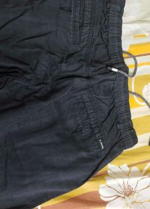 Men's Dark Wash Jogger Pants
