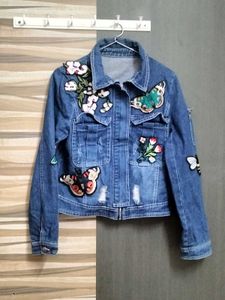 Embroidered Denim Jacket