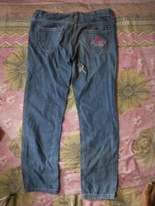 Blue Jeans 9-10 Yr Girls,New Condition,Only 1Flaw