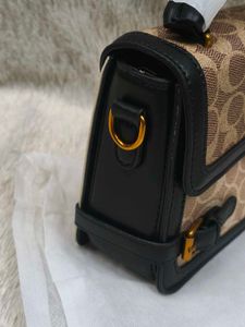 Stylish Coach Signature Print Handbag