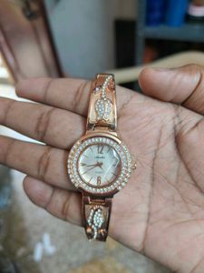 Sparkling Rose Gold Watch