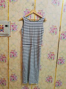 34/36 size Striped Midi Dress