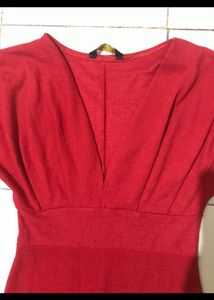 Blood Red Bodycon Dress
