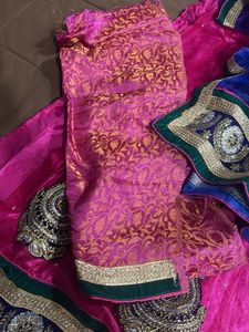 unstitched lengha choli