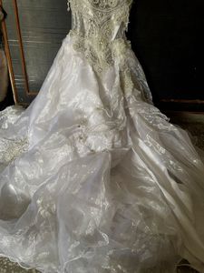Stunning white halter neck gown