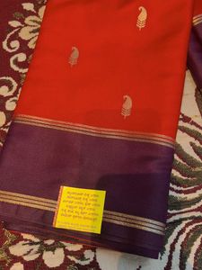 Beautiful Rest Orange Saree with Dark Border