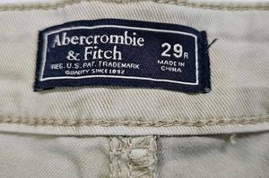 Abercrombie &amp; Fitch Mid-Rise Cuffed Chino