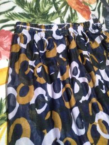 Patterned Midi Skirt