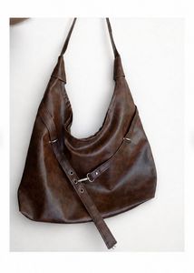 Chic Brown Hobo Shoulder Bag