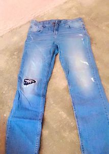 Men's Striped Casual Shirt and jeans combo