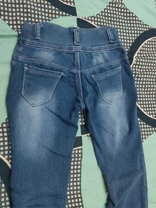 Girl's Blue Denim Jeans