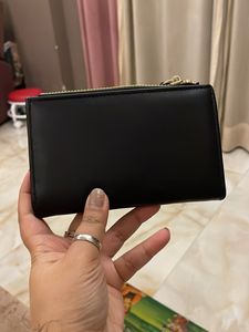 Forever Glorious Black Woven Wallet