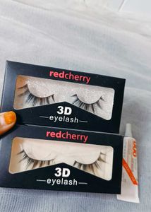 Red Cherry 3D Eyelashes with Glue