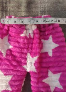 Pink Star Fleece Two-Piece Set