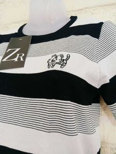 Striped Graphic Tee