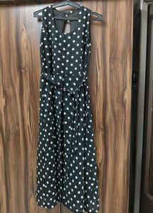 Chic Polka Dot Maxi Dress
