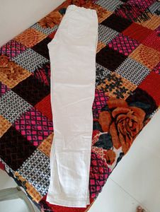 Classic White Straight Leg Pants