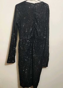 Black⚫Sparkling Sequins Dress For 36 Bust