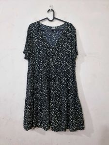 025 H&amp;M Floral Print Dress