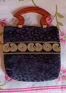 Ethnic Black Handbag