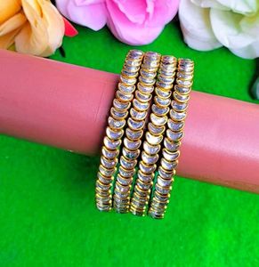 Exquisite Kundan Bangles Set