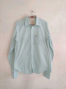 Hollister Striped Button-Up Shirt