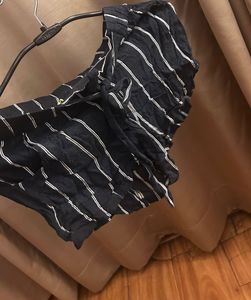 Striped Navy Blue Top