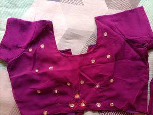 party wear, purple 💜💜 colour sare