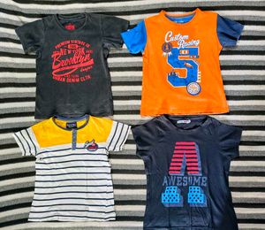 Boys T-Shirt Set of 4 for 7 to 8 years old