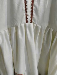 Elegant White Printed Kurta