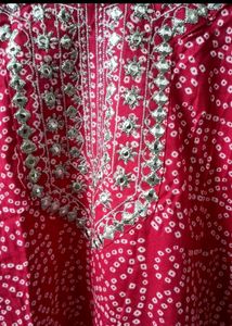 Pink Embroidered Kurti