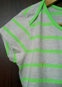 Striped Crew Neck T-Shirt