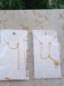 Tri-Color Stainless Steel Necklace &amp; Earrings Set