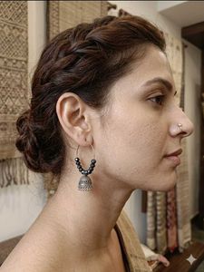 Designer Jhumka Hoop Earrings