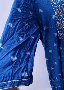 xxl Blue Printed Kurta