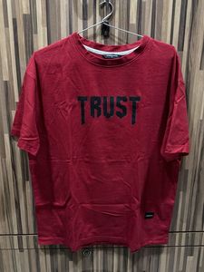 Maroon TRUST Graphic Tee