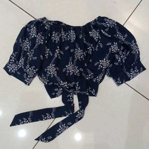 Floral Print Crop Top