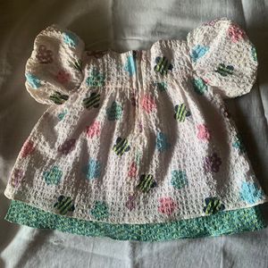 Cute Baby Girl's Textured Dress