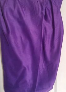 Vibrant Purple Satin Pants