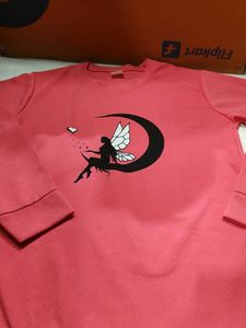 Pink Fairy Graphic Sweatshirt