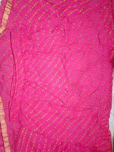 Pink Striped Skirt